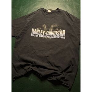 Rare 1990's Harley-Davidson Alaska Tee/ Size XL/ Great Condition